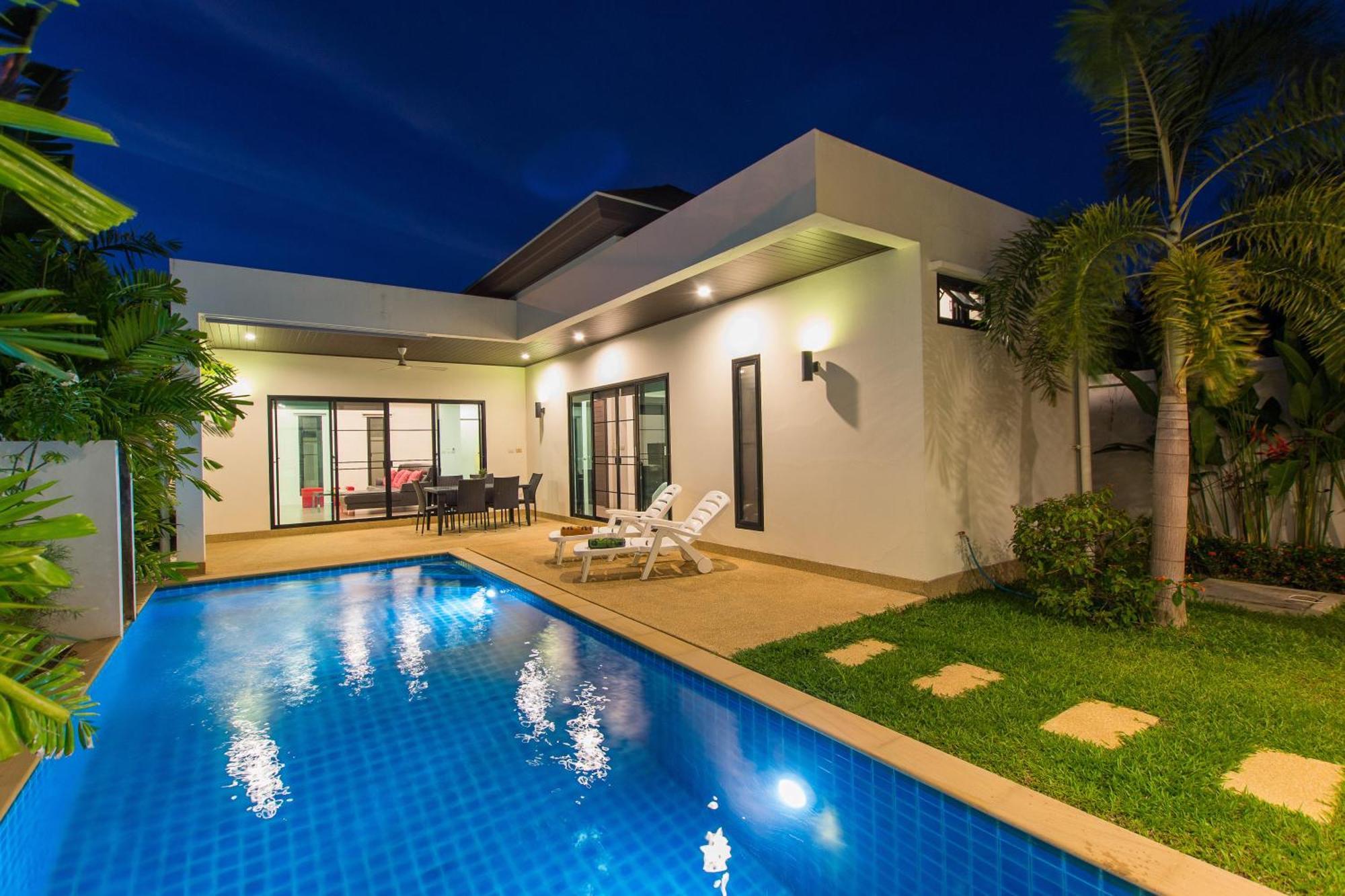 Tropical 3br Pool Nga Chang Nc10, Gated Residence, 10 Min Drive To Nai Harn *